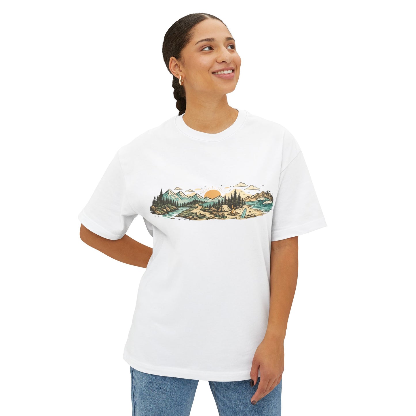 Soleil Beach & Mountain Graphic Tee