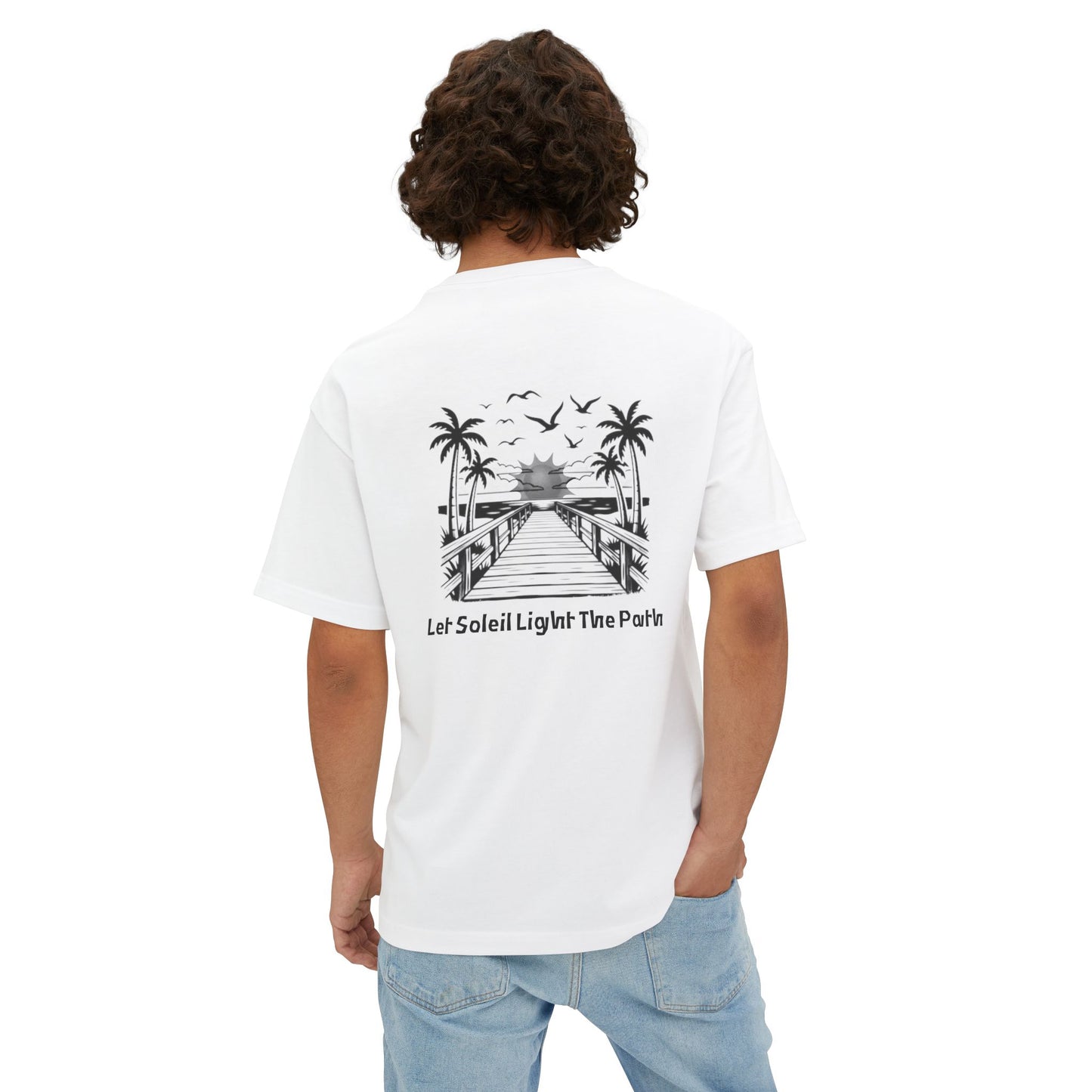Let Soleil Light the Path Sunset Graphic Tee