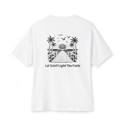 Let Soleil Light the Path Sunset Graphic Tee